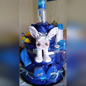 Baby Boy Diaper Cake